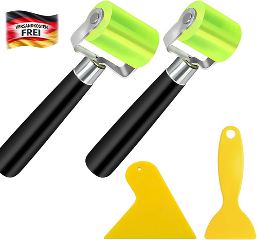 Kunststoff und gummiwalze set - und,