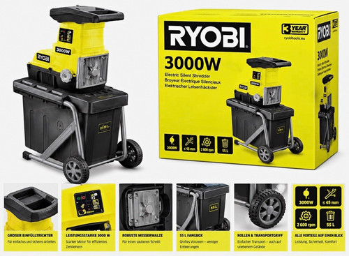 Ryobi gartenhäcksler 3000 - ryobi, w